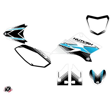 Kit Deco Moto Cross Stripe Yamaha TTR 50 Noir