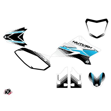 Kit Deco Moto Cross Stripe Yamaha TTR 50 Noir