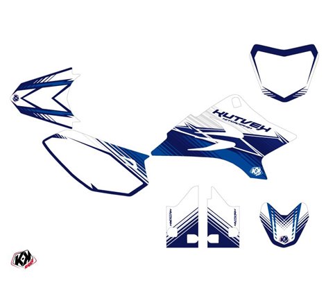 Kit Deco Moto Cross Stripe Yamaha TTR 50 Bleu Nuit