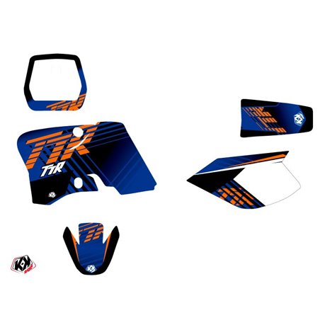 Kit Deco Moto Cross Flow Yamaha TTR 90 Orange