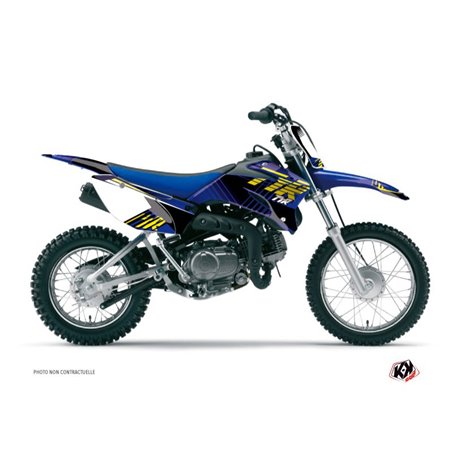 Kit Deco Moto Cross Flow Yamaha TTR 90 Jaune