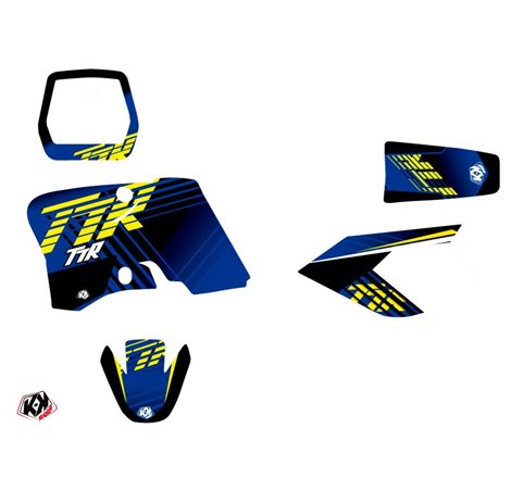 Kit Deco Moto Cross Flow Yamaha TTR 90 Jaune