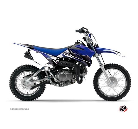 Kit Deco Moto Cross Stripe Yamaha TTR 90 Bleu