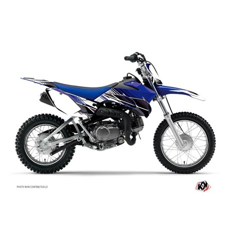 Kit Deco Moto Cross Stripe Yamaha TTR 90 Bleu