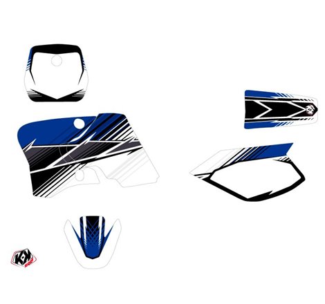 Kit Deco Moto Cross Stripe Yamaha TTR 90 Bleu