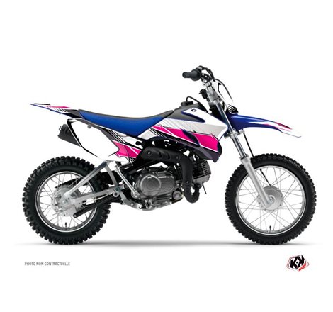 Kit Deco Moto Cross Stripe Yamaha TTR 90 Rose