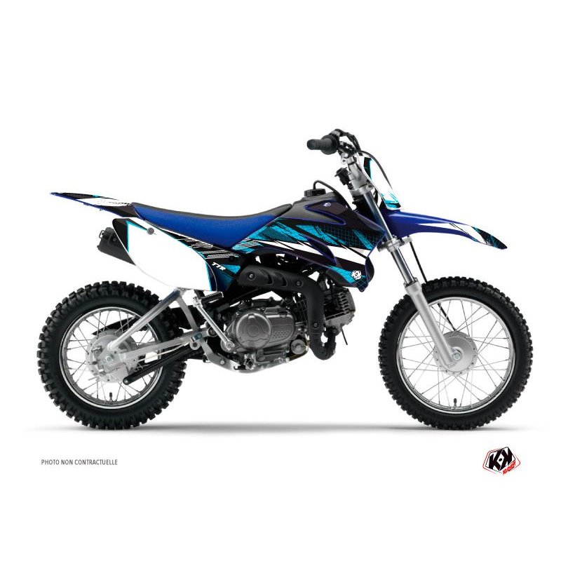 Kit Deco Moto Cross Techno Yamaha TTR 110 Bleu