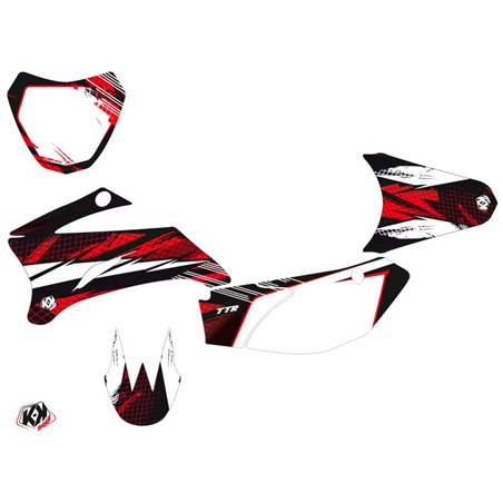 Kit Deco Moto Cross Techno Yamaha TTR 110 Rouge