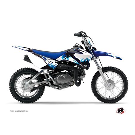 Kit Deco Moto Cross Hangtown Yamaha TTR 110 Bleu