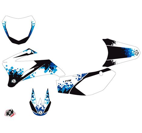 Kit Deco Moto Cross Hangtown Yamaha TTR 110 Bleu