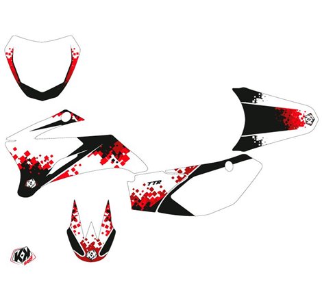 Kit Deco Moto Cross Hangtown Yamaha TTR 110 Rouge