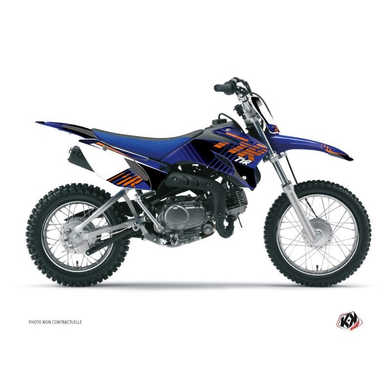 Kit Deco Moto Cross Flow Yamaha TTR 110 Orange