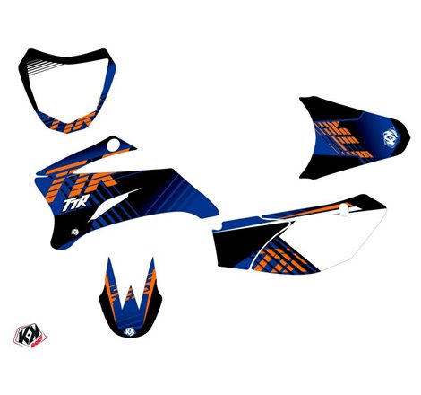 Kit Deco Moto Cross Flow Yamaha TTR 110 Orange