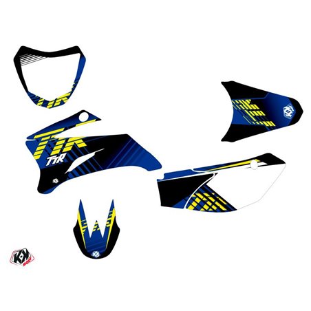 Kit Deco Moto Cross Flow Yamaha TTR 110 Jaune
