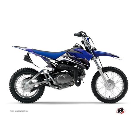 Kit Deco Moto Cross Stripe Yamaha TTR 110 Bleu