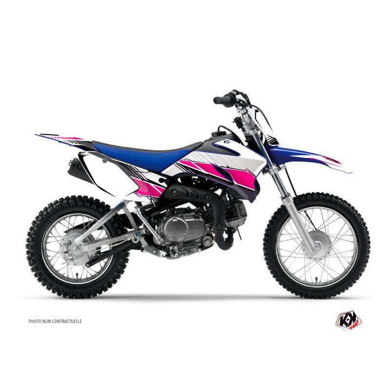 Kit Deco Moto Cross Stripe Yamaha TTR 110 Rose