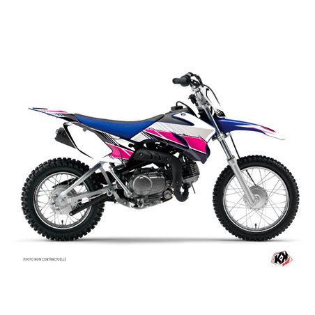 Kit Deco Moto Cross Stripe Yamaha TTR 110 Rose