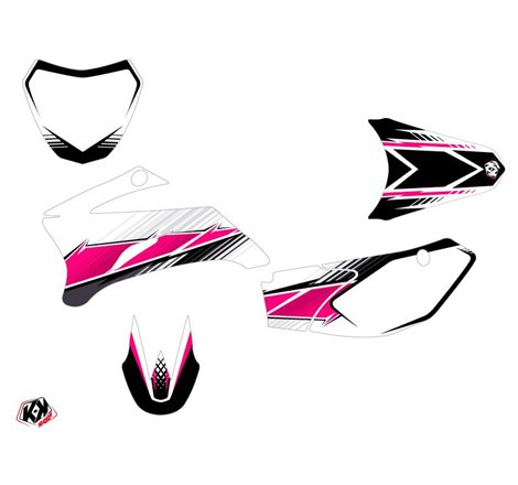 Kit Deco Moto Cross Stripe Yamaha TTR 110 Rose