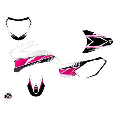 Kit Deco Moto Cross Stripe Yamaha TTR 110 Rose