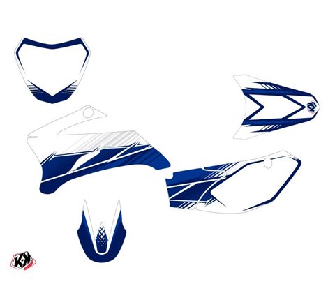 Kit Deco Moto Cross Stripe Yamaha TTR 110 Bleu Nuit