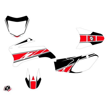 Kit Deco Moto Cross Replica Yamaha TTR 110 Rouge