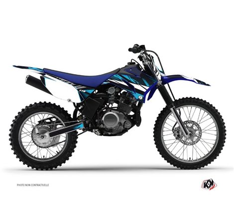 Kit Deco Moto Cross Techno Yamaha TTR 125 Bleu