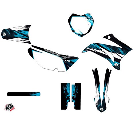 Kit Deco Moto Cross Techno Yamaha TTR 125 Bleu