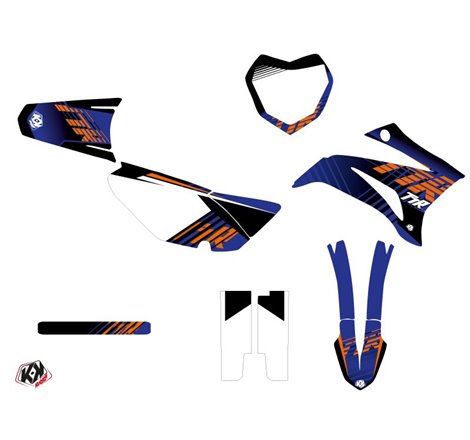 Kit Deco Moto Cross Flow Yamaha TTR 125 Orange