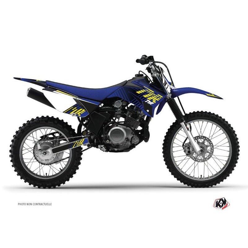 Kit Deco Moto Cross Flow Yamaha TTR 125 Jaune
