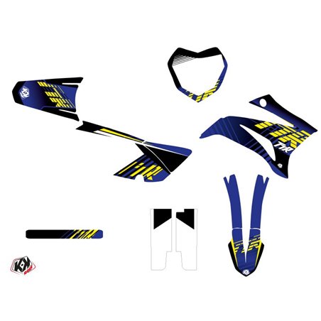 Kit Deco Moto Cross Flow Yamaha TTR 125 Jaune
