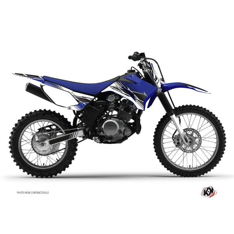 Kit Deco Moto Cross Stripe Yamaha TTR 125 Bleu