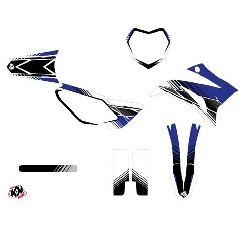 Kit Deco Moto Cross Stripe Yamaha TTR 125 Bleu