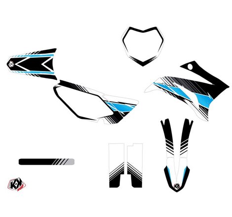 Kit Deco Moto Cross Stripe Yamaha TTR 125 Noir