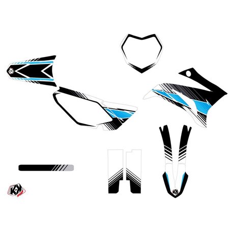 Kit Deco Moto Cross Stripe Yamaha TTR 125 Noir