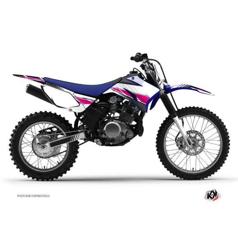 Kit Deco Moto Cross Stripe Yamaha TTR 125 Rose