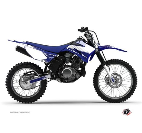 Kit Deco Moto Cross Stripe Yamaha TTR 125 Bleu Nuit