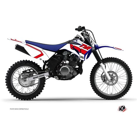 Kit Deco Moto Cross Vintage Yamaha TTR 125 Rouge
