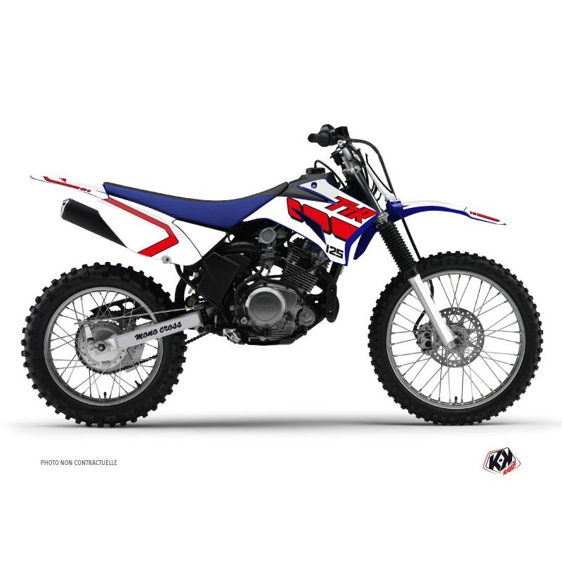 Kit Deco Moto Cross Vintage Yamaha TTR 125 Rouge