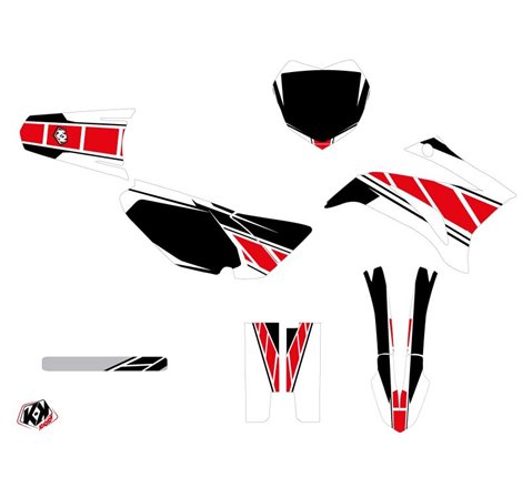 Kit Deco Moto Cross Replica Yamaha TTR 125 Rouge
