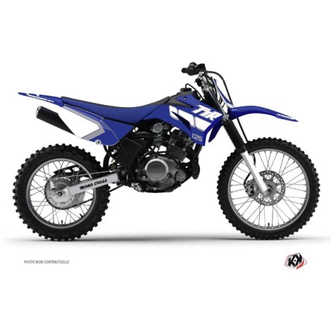 Kit Deco Moto Cross Vintage Yamaha TTR 125 Bleu