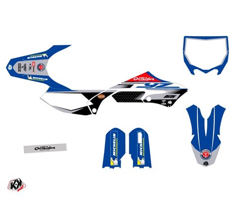 Kit Deco Moto Cross Replica Team Outsiders 2020 Yamaha 65 YZ