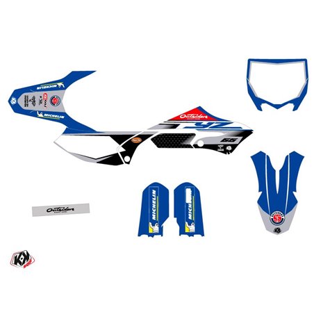 Kit Deco Moto Cross Replica Team Outsiders 2020 Yamaha 65 YZ