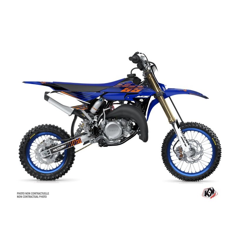 Kit Deco Moto Cross Flow Yamaha 65 YZ Orange