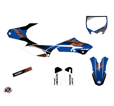 Kit Deco Moto Cross Flow Yamaha 65 YZ Orange