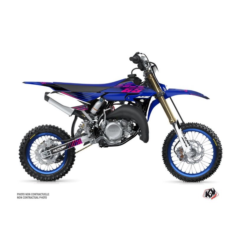 Kit Deco Moto Cross Flow Yamaha 65 YZ Rose