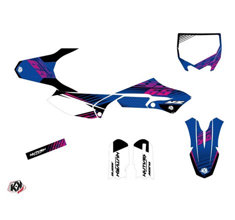 Kit Deco Moto Cross Flow Yamaha 65 YZ Rose