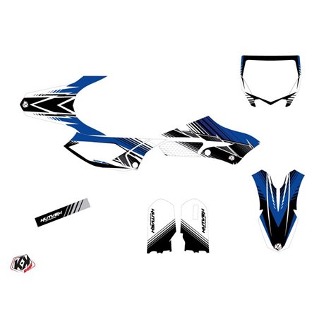 Kit Deco Moto Cross Stripe Yamaha 65 YZ Bleu