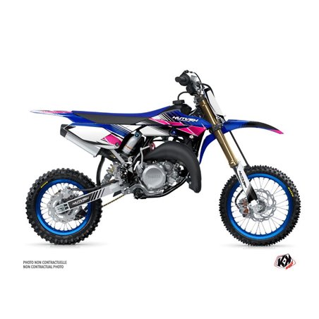 Kit Deco Moto Cross Stripe Yamaha 65 YZ Rose
