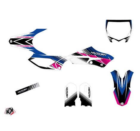 Kit Deco Moto Cross Stripe Yamaha 65 YZ Rose