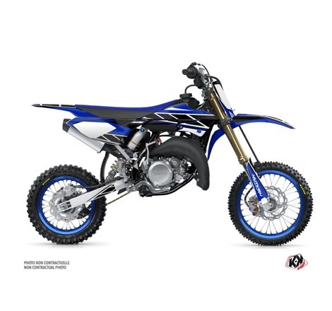 Kit Deco Moto Cross Replica Yamaha 65 YZ Bleu
